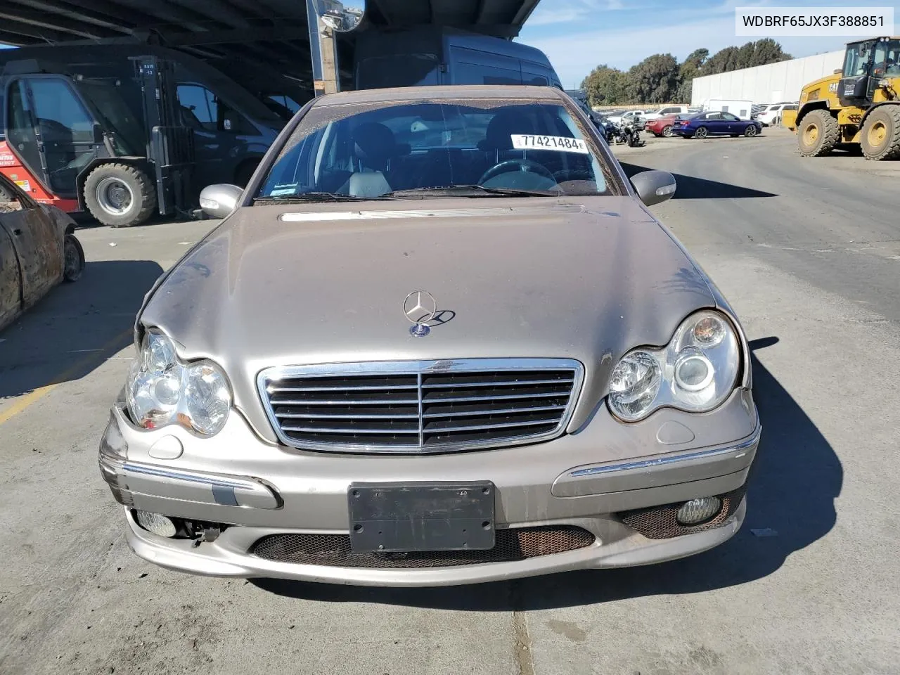 2003 Mercedes-Benz C 32 Amg Kompressor VIN: WDBRF65JX3F388851 Lot: 77421484