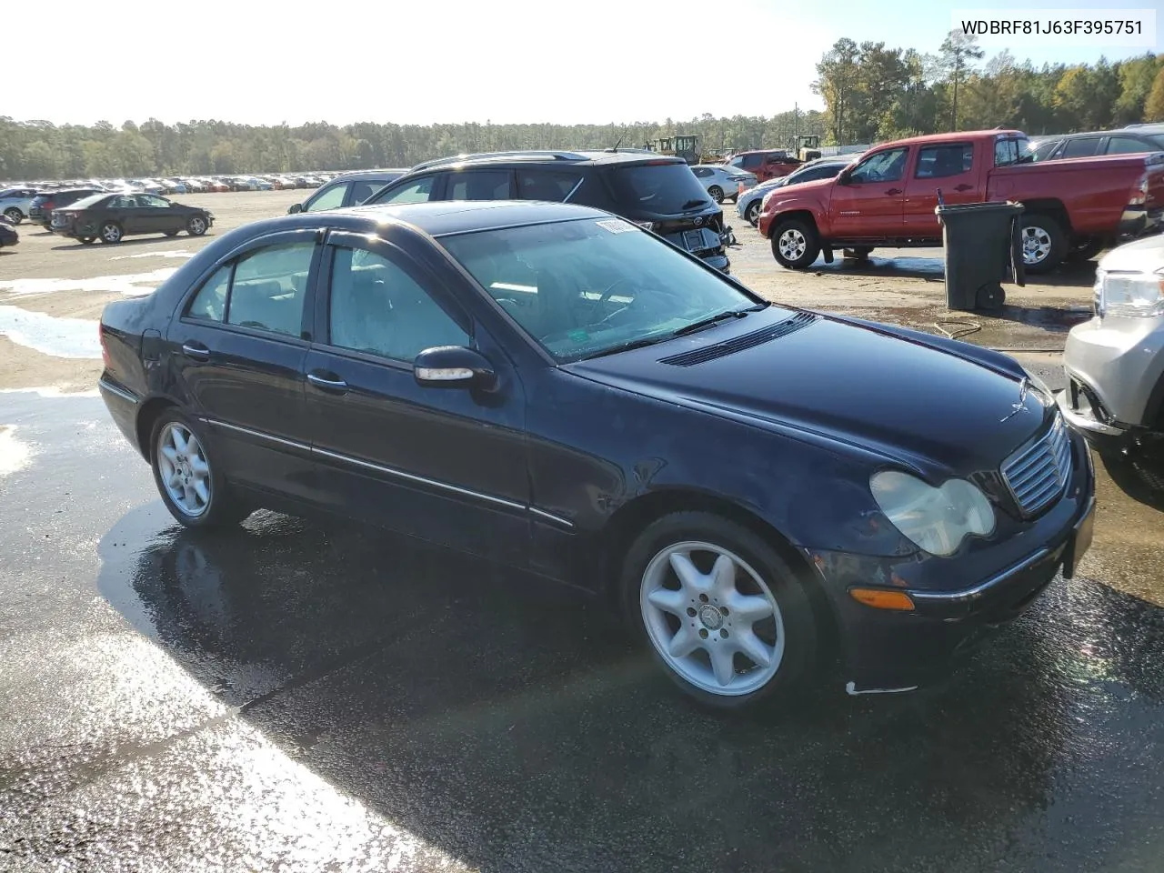 2003 Mercedes-Benz C 240 4Matic VIN: WDBRF81J63F395751 Lot: 78801684