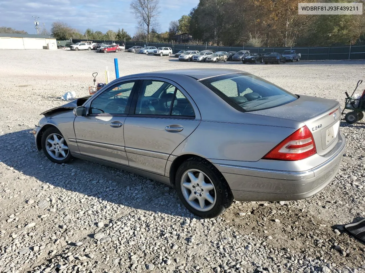 2003 Mercedes-Benz C 240 4Matic VIN: WDBRF81J93F439211 Lot: 79460514