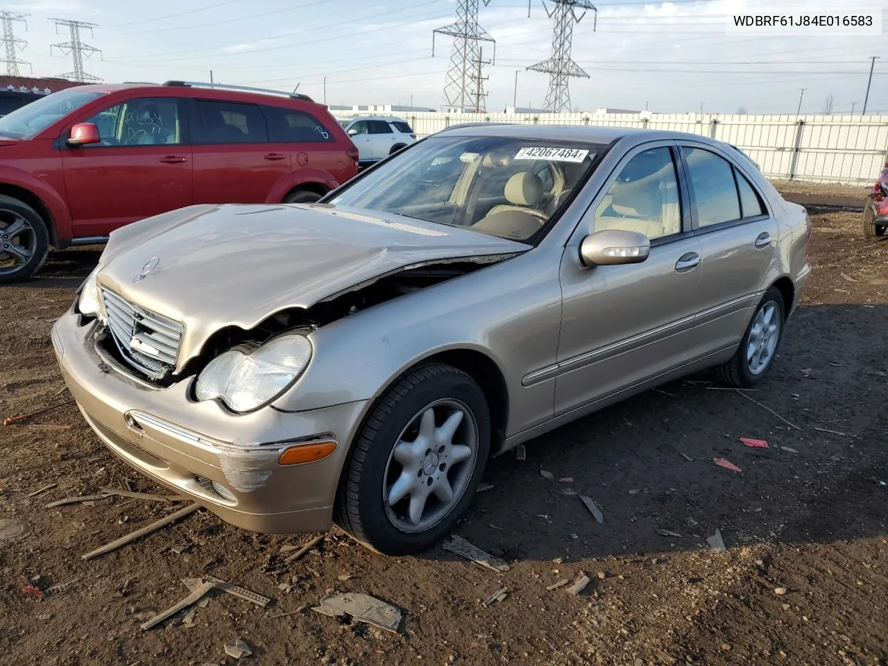 2004 Mercedes-Benz C 240 VIN: WDBRF61J84E016583 Lot: 63394244