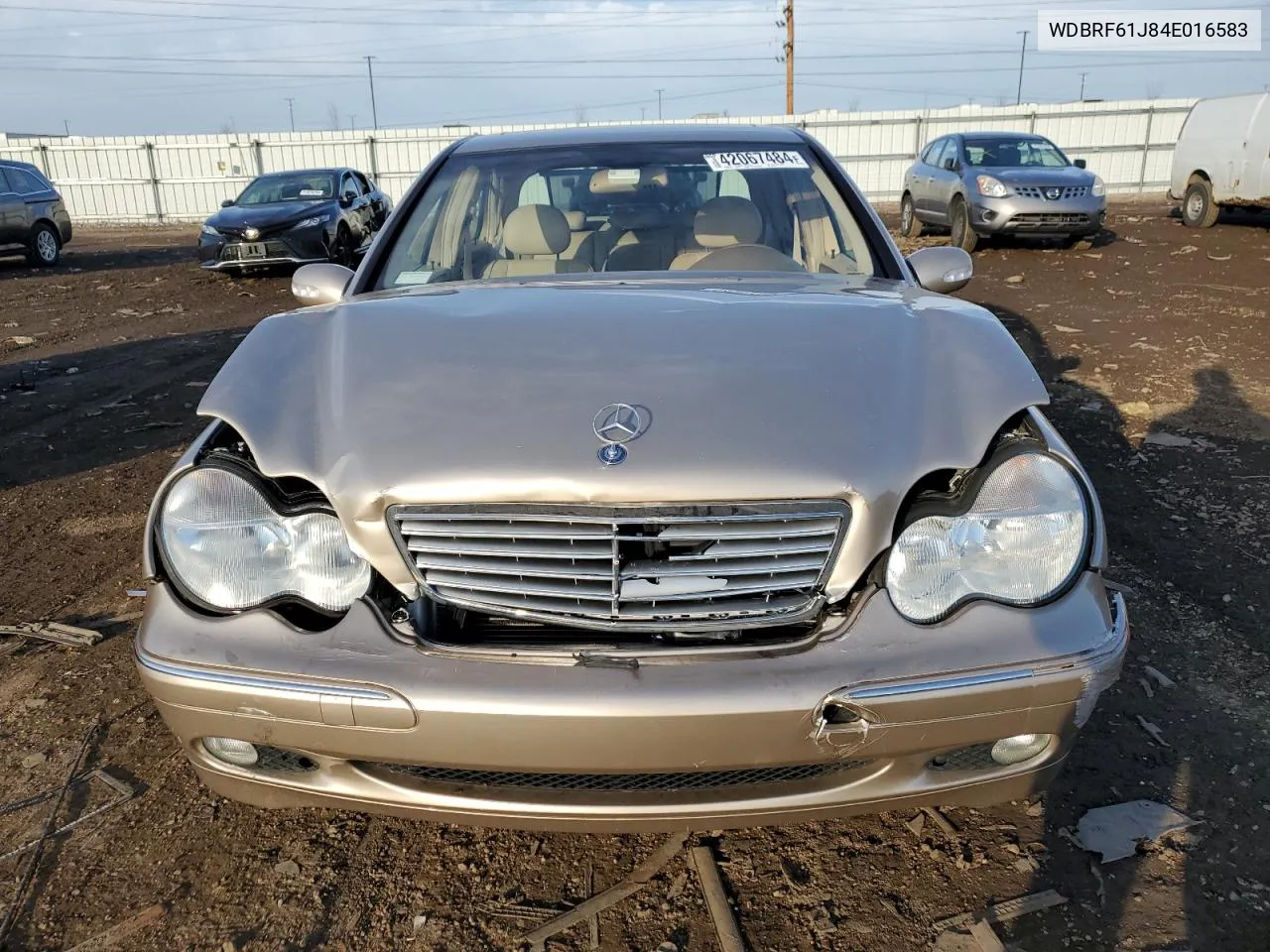 2004 Mercedes-Benz C 240 VIN: WDBRF61J84E016583 Lot: 63394244