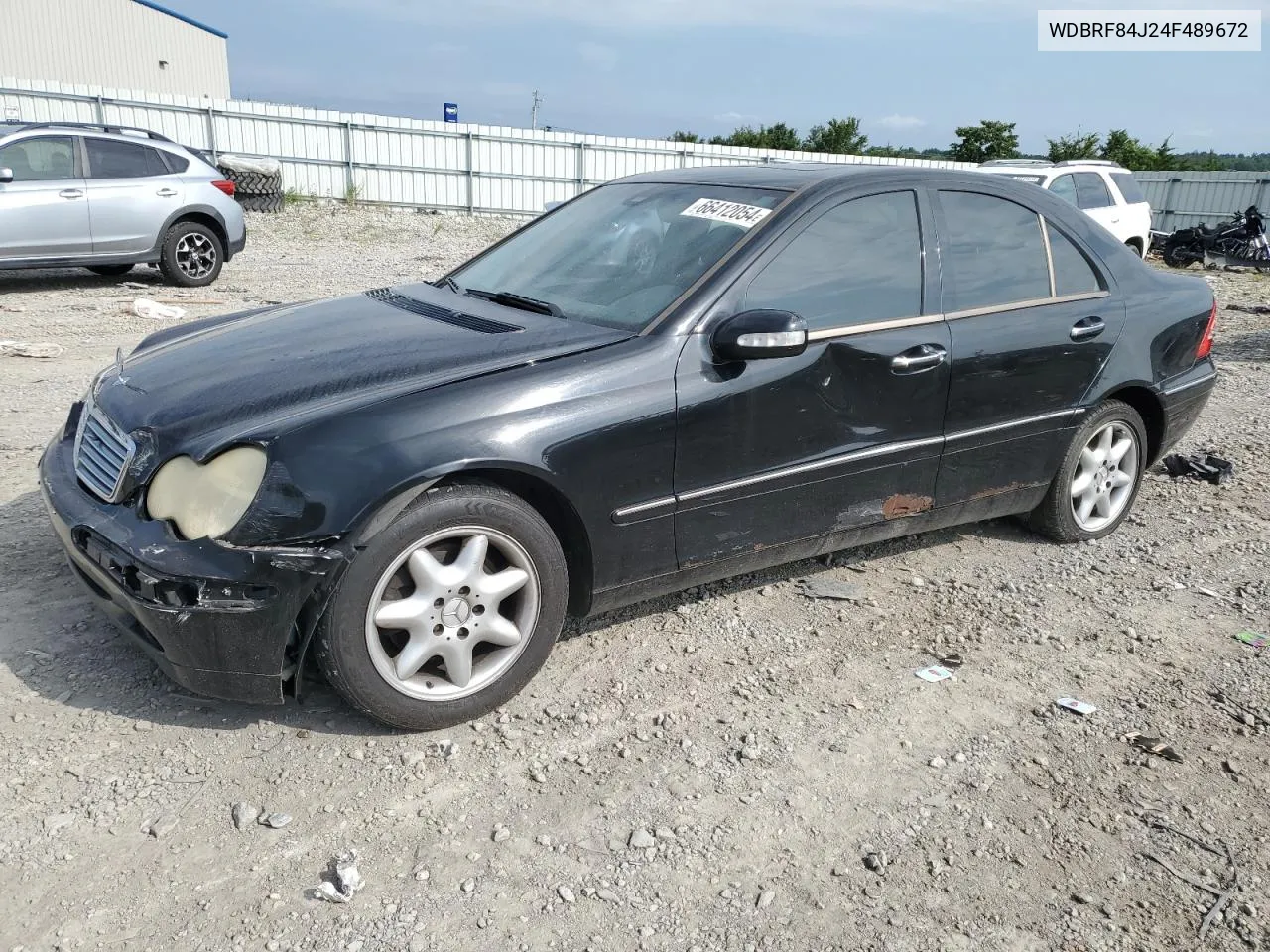 2004 Mercedes-Benz C 320 4Matic VIN: WDBRF84J24F489672 Lot: 66412054