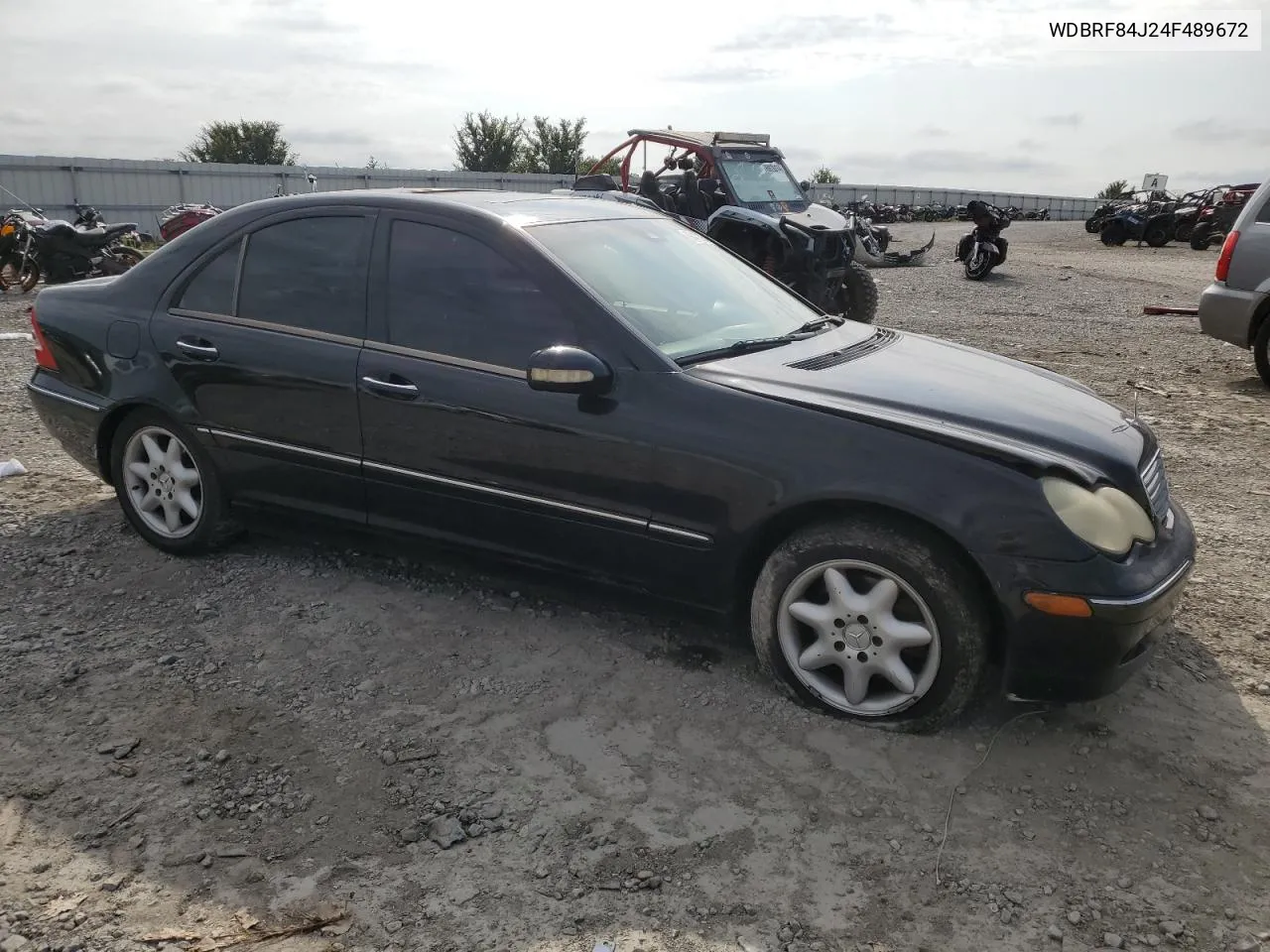 2004 Mercedes-Benz C 320 4Matic VIN: WDBRF84J24F489672 Lot: 66412054