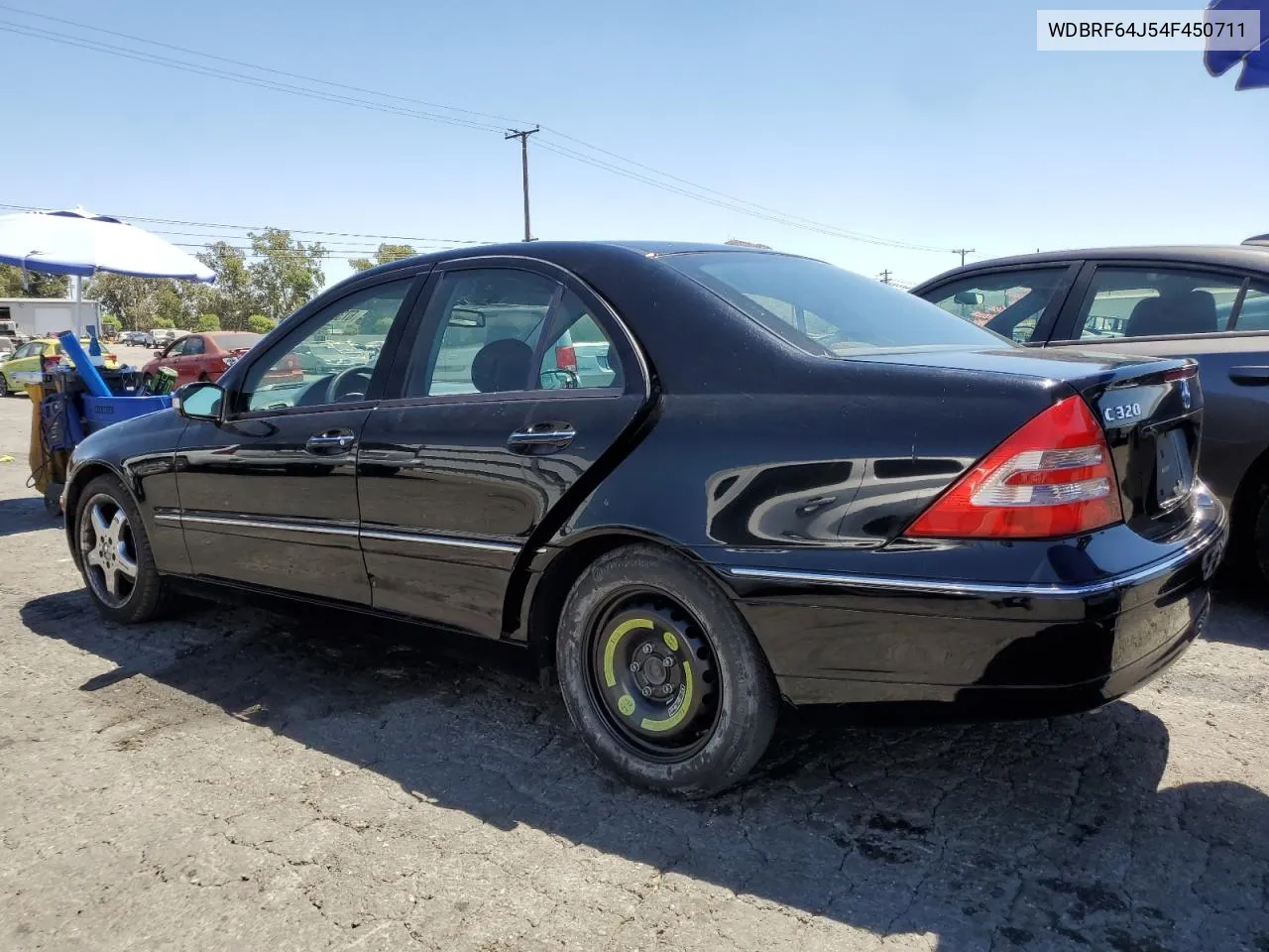 2004 Mercedes-Benz C 320 VIN: WDBRF64J54F450711 Lot: 67321614