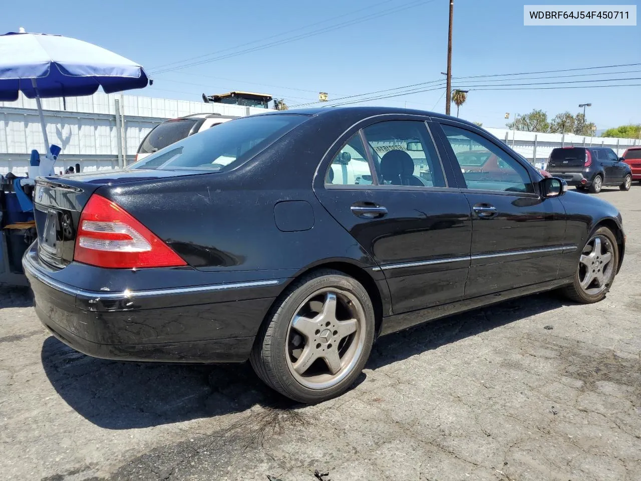 2004 Mercedes-Benz C 320 VIN: WDBRF64J54F450711 Lot: 67321614