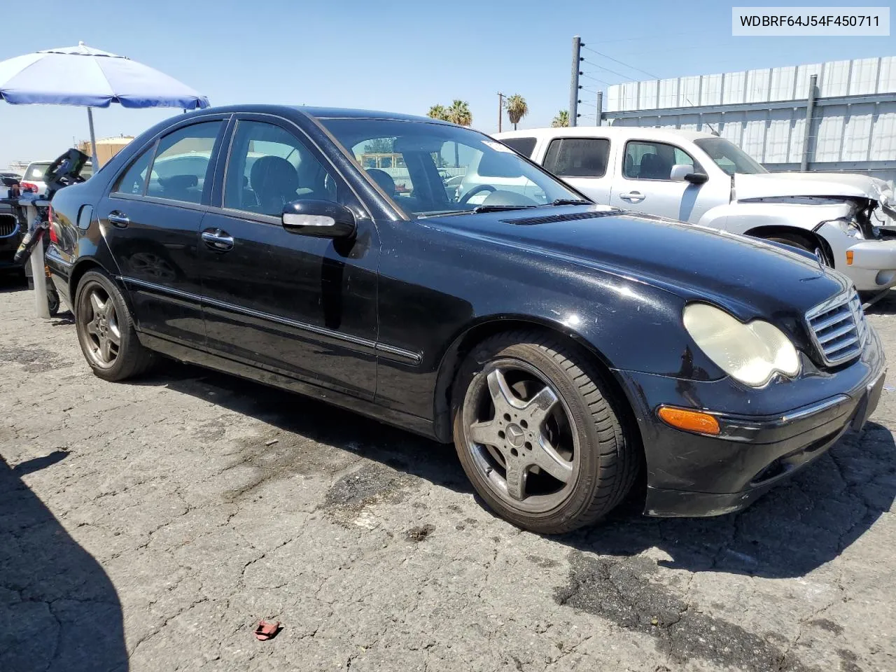 2004 Mercedes-Benz C 320 VIN: WDBRF64J54F450711 Lot: 67321614