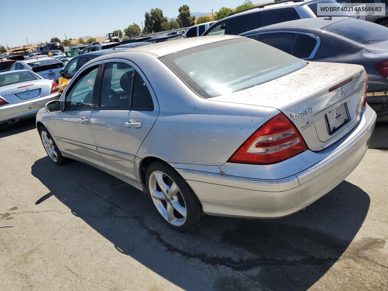 2004 Mercedes-Benz C 230K Sport Sedan VIN: WDBRF40J14A568682 Lot: 67615374