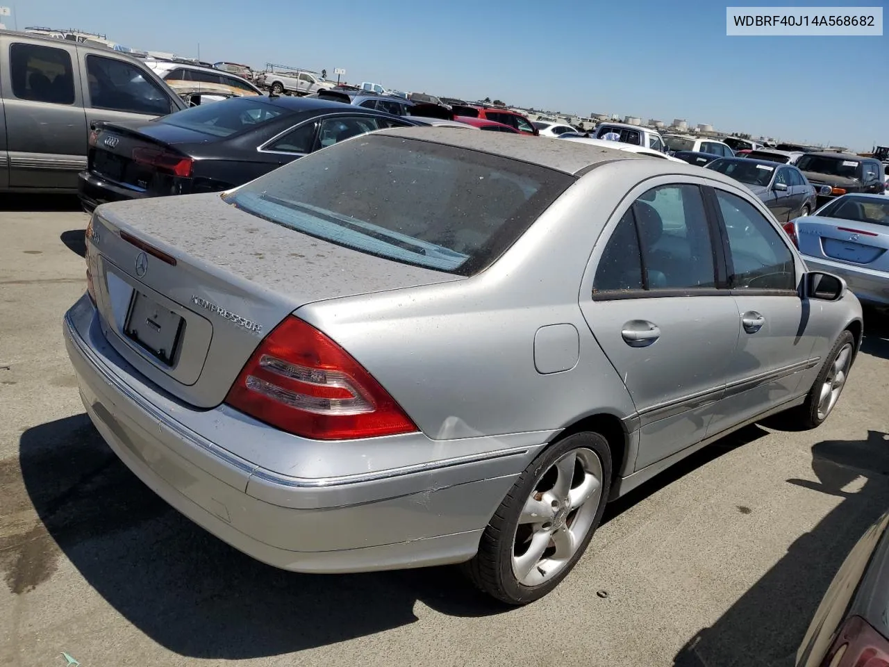 2004 Mercedes-Benz C 230K Sport Sedan VIN: WDBRF40J14A568682 Lot: 67615374