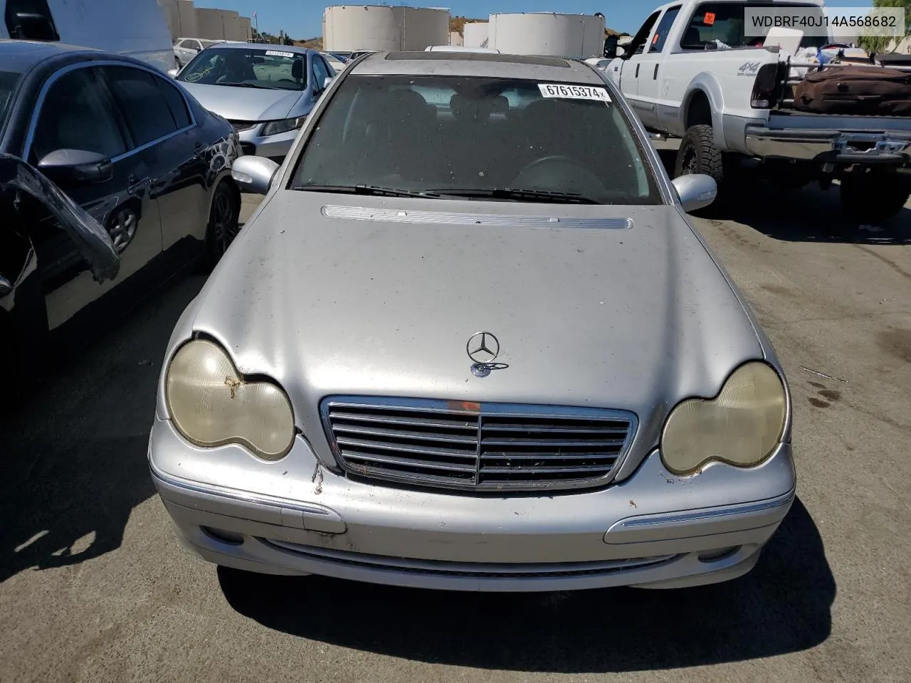 2004 Mercedes-Benz C 230K Sport Sedan VIN: WDBRF40J14A568682 Lot: 67615374