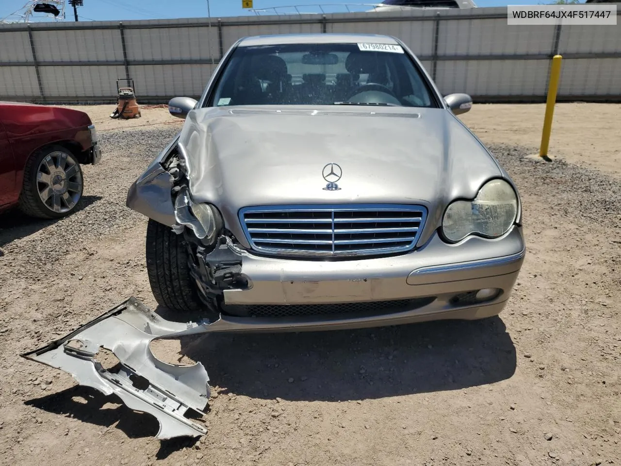 2004 Mercedes-Benz C 320 VIN: WDBRF64JX4F517447 Lot: 67980214