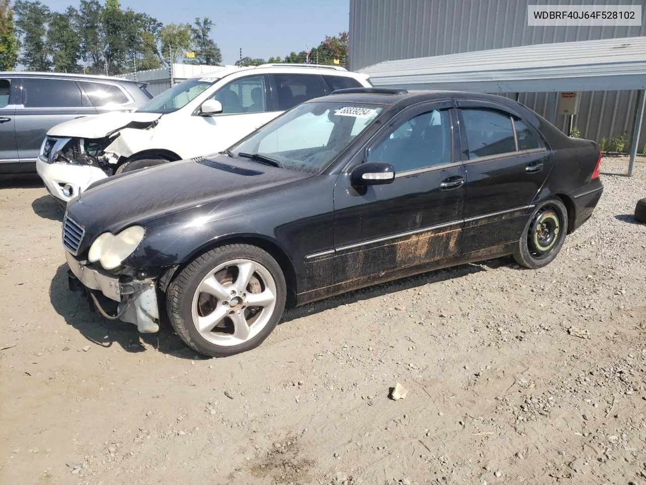 2004 Mercedes-Benz C 230K Sport Sedan VIN: WDBRF40J64F528102 Lot: 68839254