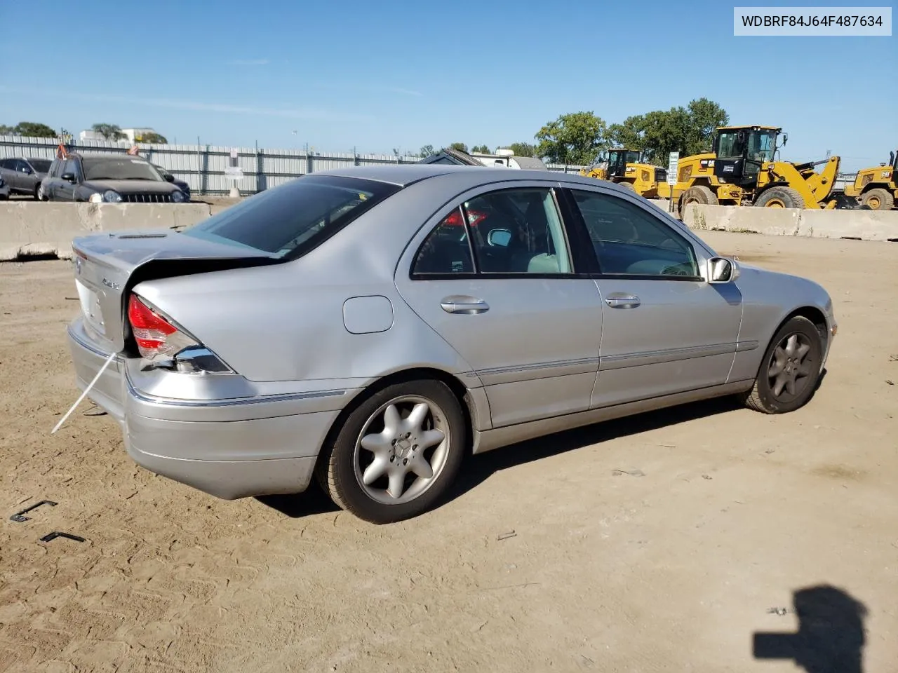 2004 Mercedes-Benz C 320 4Matic VIN: WDBRF84J64F487634 Lot: 69869064