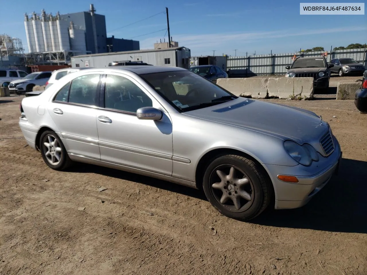 2004 Mercedes-Benz C 320 4Matic VIN: WDBRF84J64F487634 Lot: 69869064