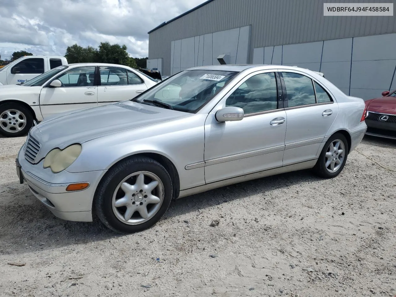 2004 Mercedes-Benz C 320 VIN: WDBRF64J94F458584 Lot: 71086584