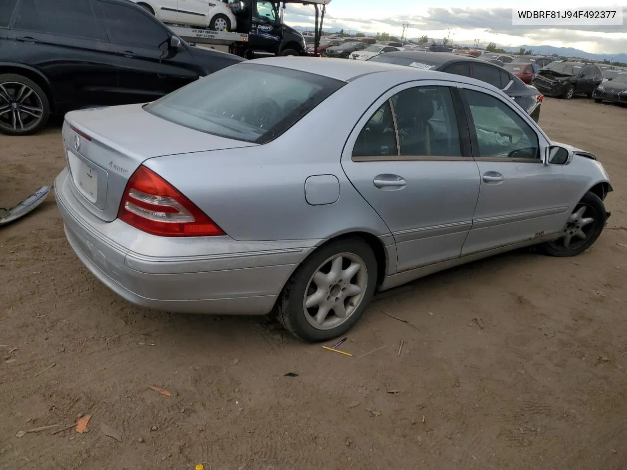 2004 Mercedes-Benz C 240 4Matic VIN: WDBRF81J94F492377 Lot: 72008464