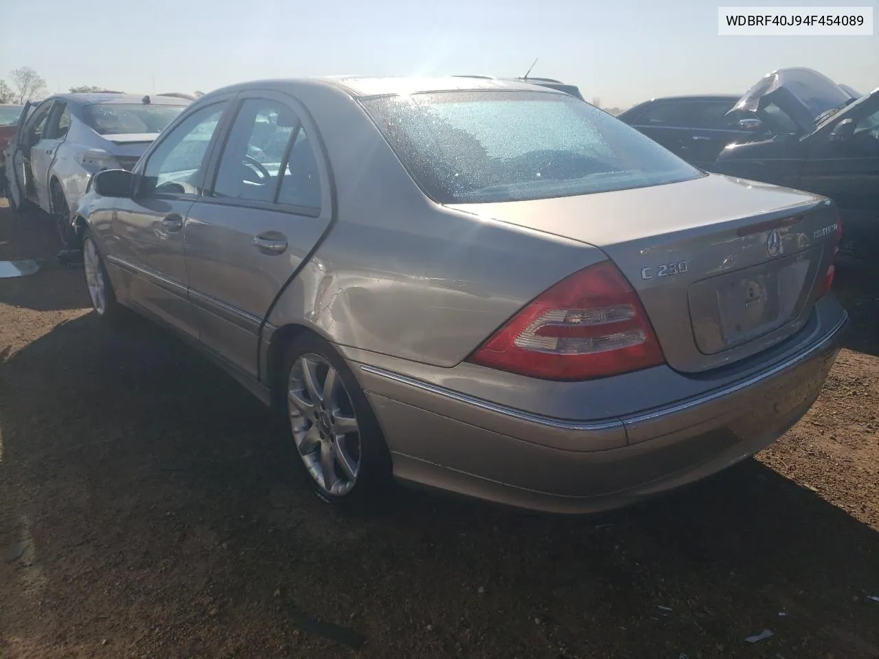 2004 Mercedes-Benz C 230K Sport Sedan VIN: WDBRF40J94F454089 Lot: 73221244