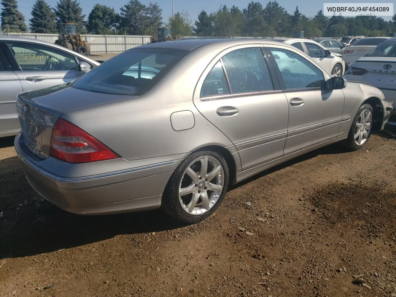 2004 Mercedes-Benz C 230K Sport Sedan VIN: WDBRF40J94F454089 Lot: 73221244