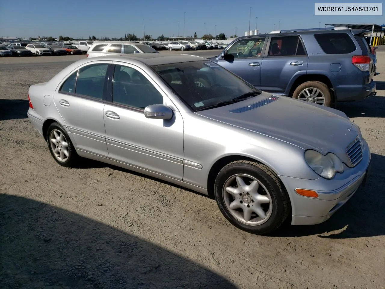 2004 Mercedes-Benz C 240 VIN: WDBRF61J54A543701 Lot: 73606644