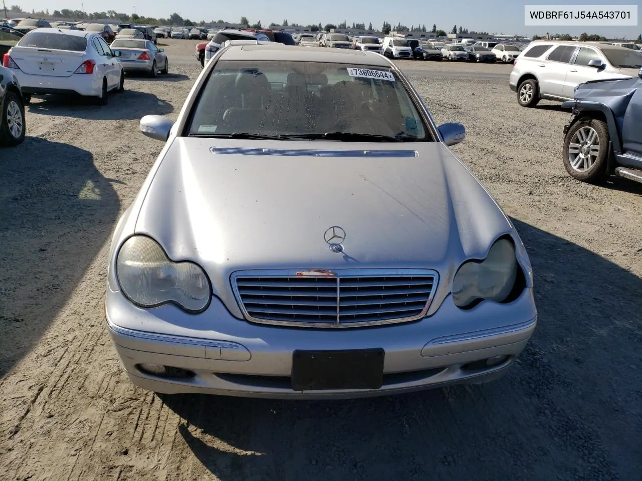 2004 Mercedes-Benz C 240 VIN: WDBRF61J54A543701 Lot: 73606644