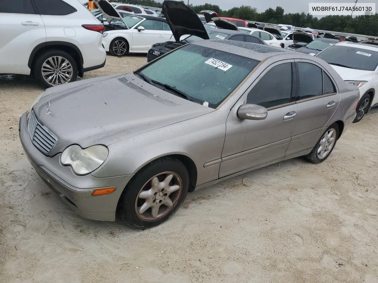 2004 Mercedes-Benz C 240 VIN: WDBRF61J74A560130 Lot: 74527194