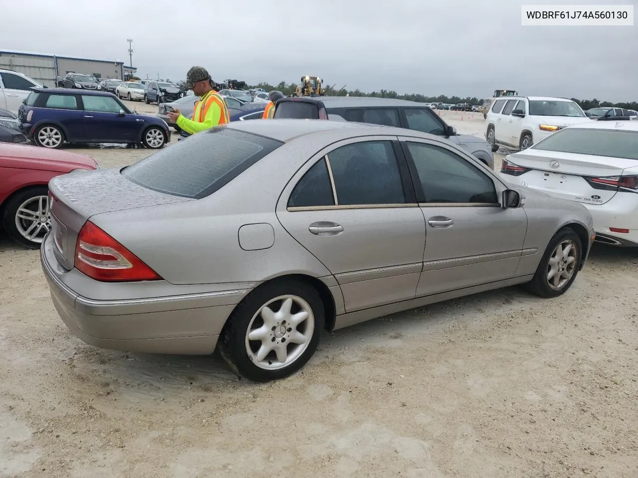 2004 Mercedes-Benz C 240 VIN: WDBRF61J74A560130 Lot: 74527194