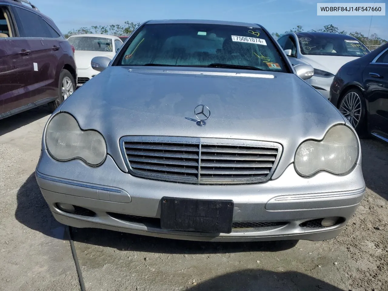 2004 Mercedes-Benz C 320 4Matic VIN: WDBRF84J14F547660 Lot: 75061074