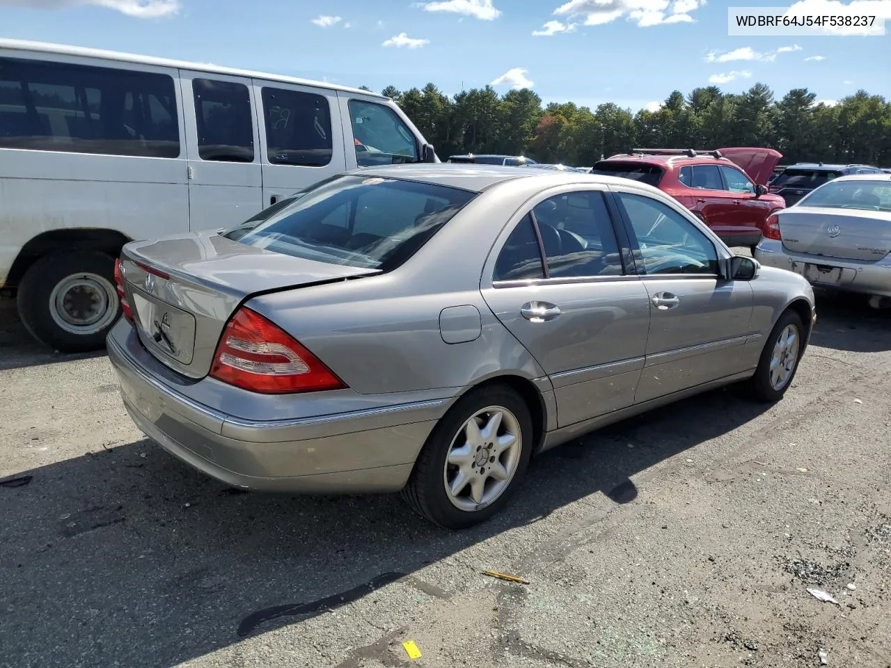 2004 Mercedes-Benz C 320 VIN: WDBRF64J54F538237 Lot: 75284944