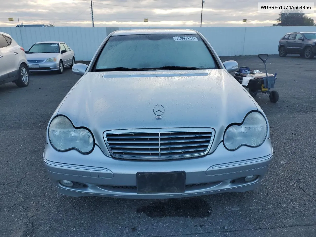 2004 Mercedes-Benz C 240 VIN: WDBRF61J74A564856 Lot: 75909104