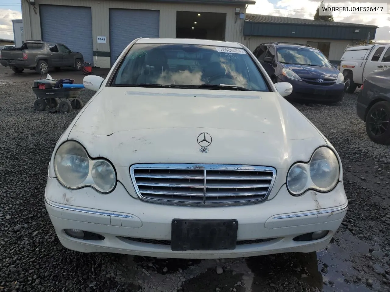 2004 Mercedes-Benz C 240 4Matic VIN: WDBRF81J04F526447 Lot: 76088664