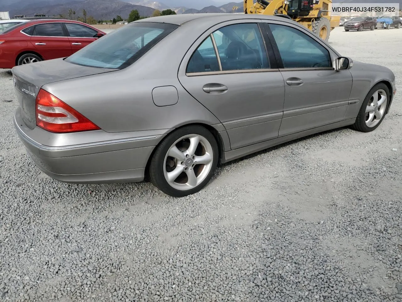 2004 Mercedes-Benz C 230K Sport Sedan VIN: WDBRF40J34F531782 Lot: 77394314