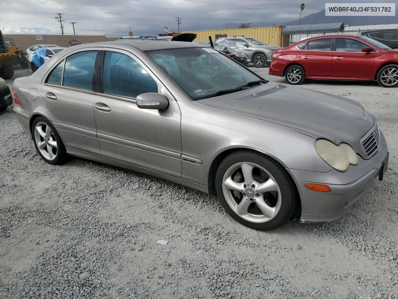 2004 Mercedes-Benz C 230K Sport Sedan VIN: WDBRF40J34F531782 Lot: 77394314