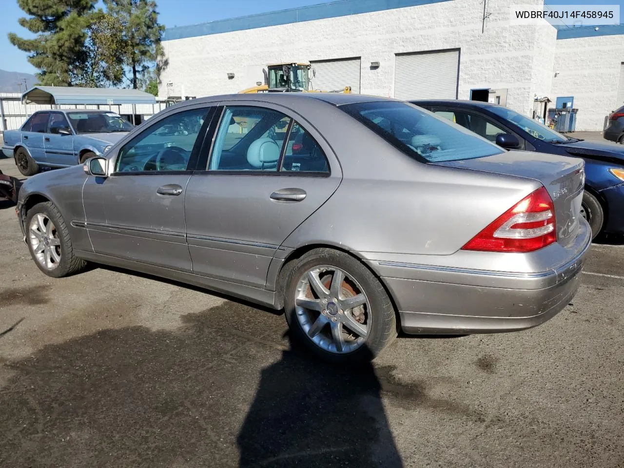 2004 Mercedes-Benz C 230K Sport Sedan VIN: WDBRF40J14F458945 Lot: 77407064