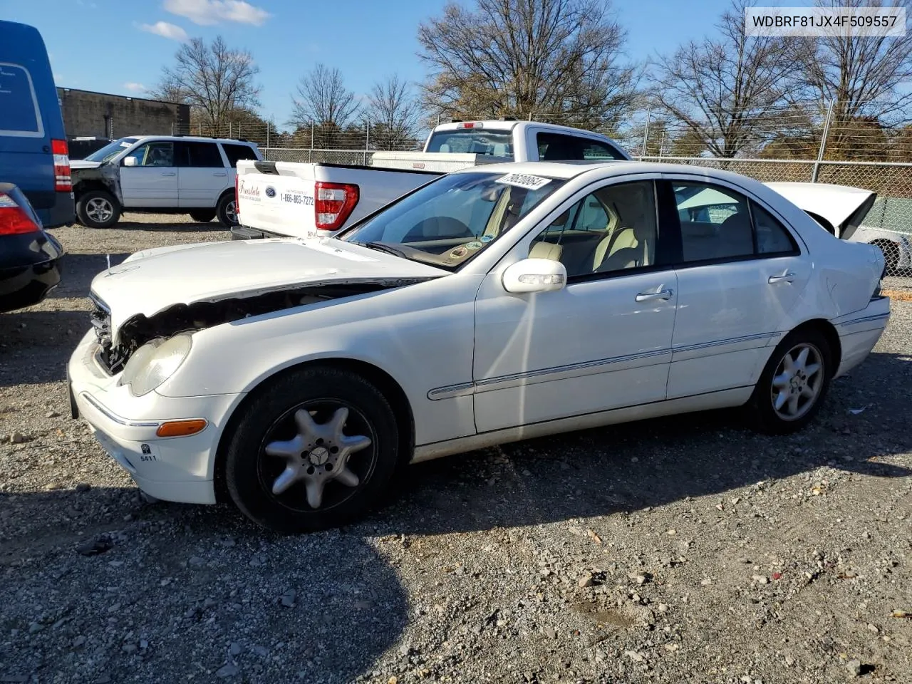 2004 Mercedes-Benz C 240 4Matic VIN: WDBRF81JX4F509557 Lot: 79620864