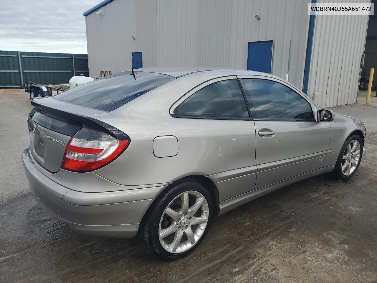 WDBRN40J55A651472 2005 Mercedes-Benz C 230K Sport Coupe