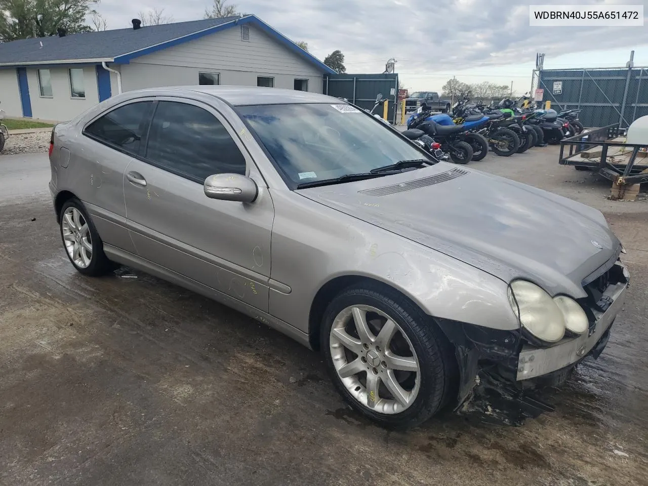 2005 Mercedes-Benz C 230K Sport Coupe VIN: WDBRN40J55A651472 Lot: 49505994