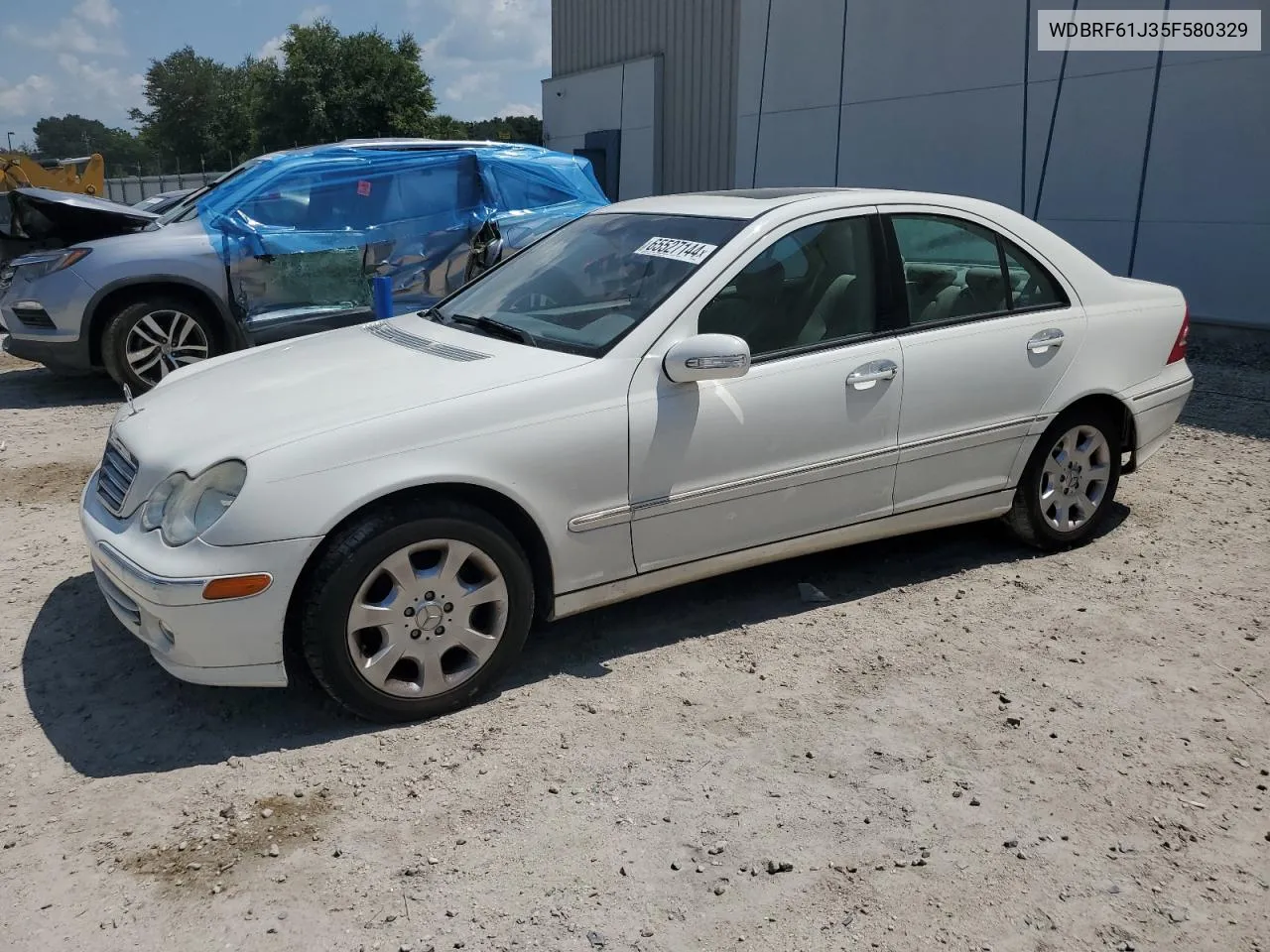 2005 Mercedes-Benz C 240 VIN: WDBRF61J35F580329 Lot: 65527144