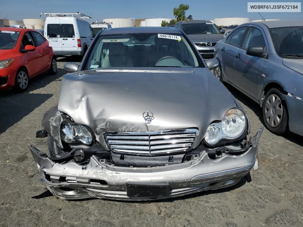 2005 Mercedes-Benz C 240 VIN: WDBRF61J35F672184 Lot: 66610114