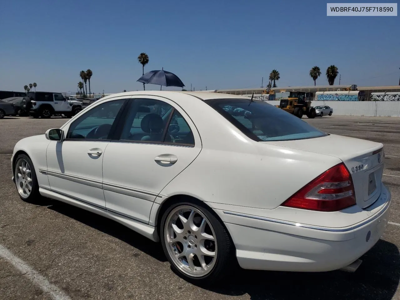 2005 Mercedes-Benz C 230K Sport Sedan VIN: WDBRF40J75F718590 Lot: 66735794