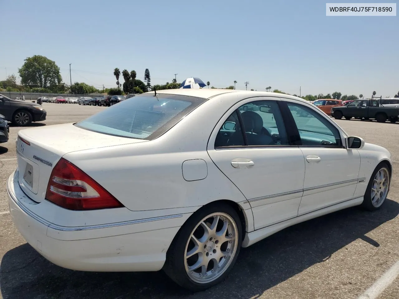 2005 Mercedes-Benz C 230K Sport Sedan VIN: WDBRF40J75F718590 Lot: 66735794