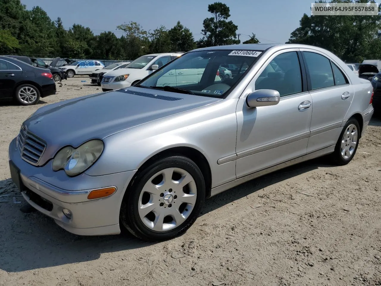 2005 Mercedes-Benz C 320 VIN: WDBRF64J95F557858 Lot: 68310604