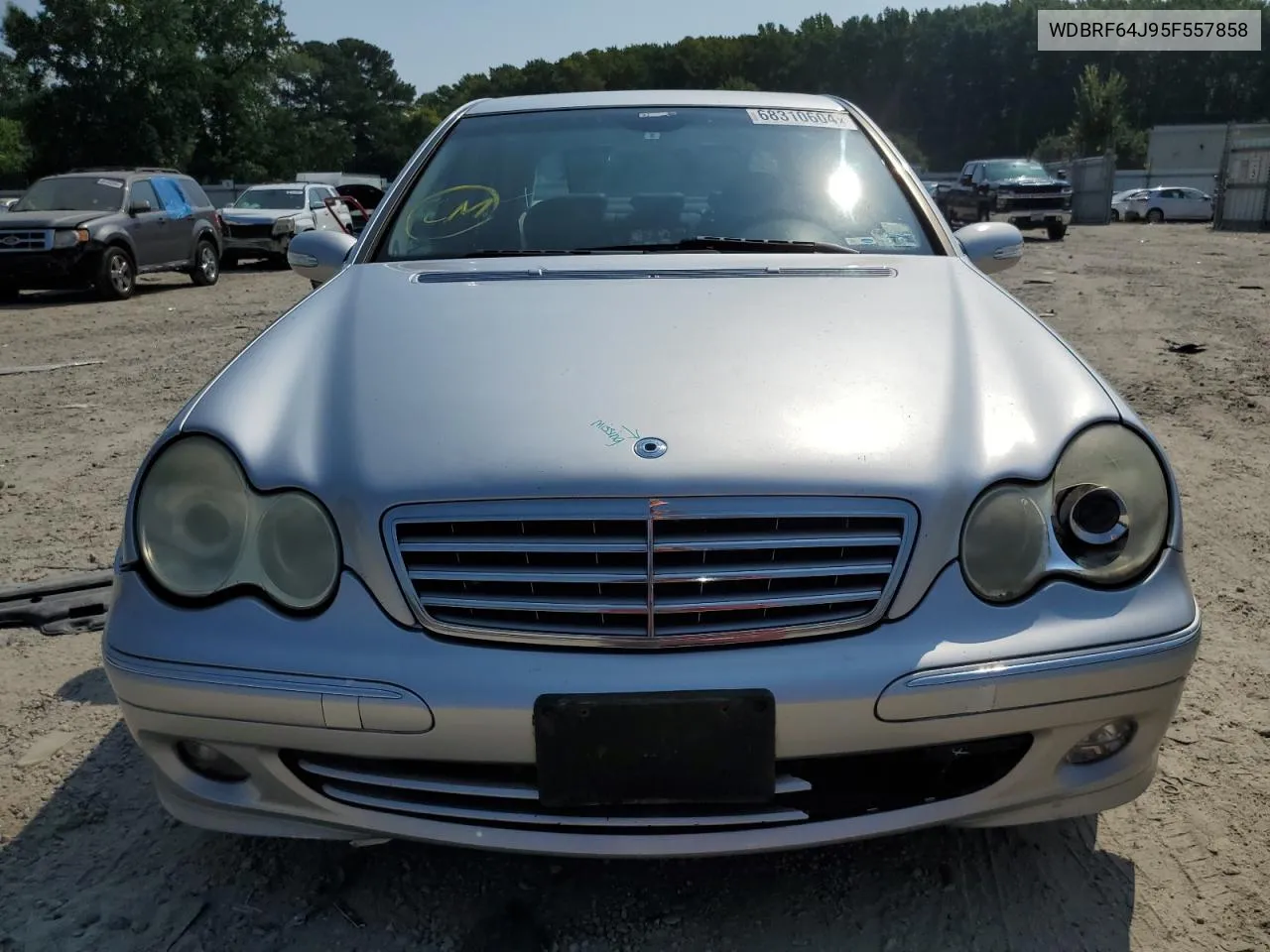 2005 Mercedes-Benz C 320 VIN: WDBRF64J95F557858 Lot: 68310604