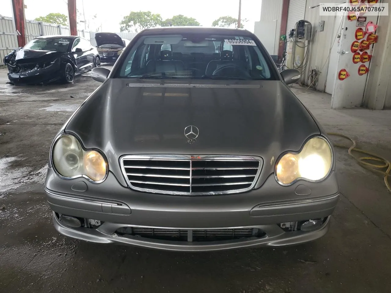 2005 Mercedes-Benz C 230K Sport Sedan VIN: WDBRF40J65A707867 Lot: 68556904