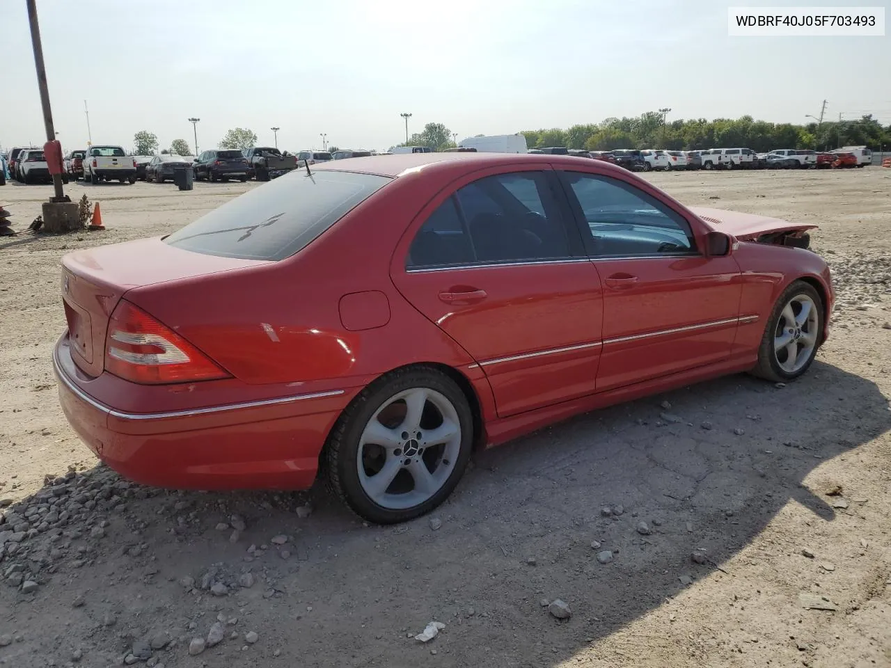 2005 Mercedes-Benz C 230K Sport Sedan VIN: WDBRF40J05F703493 Lot: 69031214