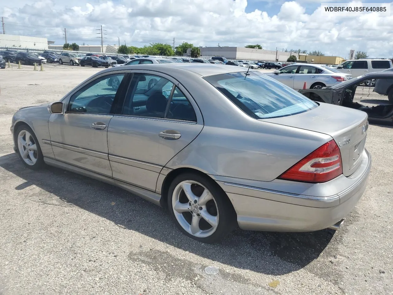 2005 Mercedes-Benz C 230K Sport Sedan VIN: WDBRF40J85F640885 Lot: 69603944