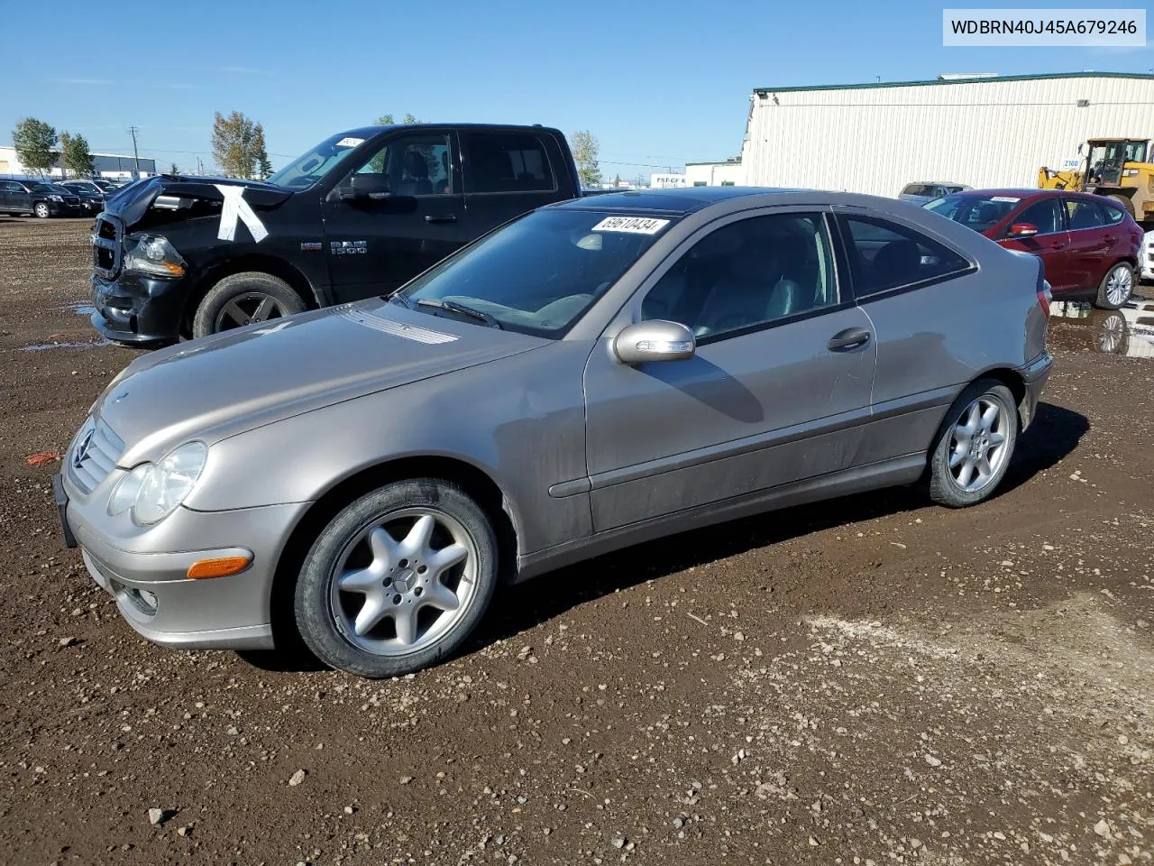 2005 Mercedes-Benz C 230K Sport Coupe VIN: WDBRN40J45A679246 Lot: 69610434