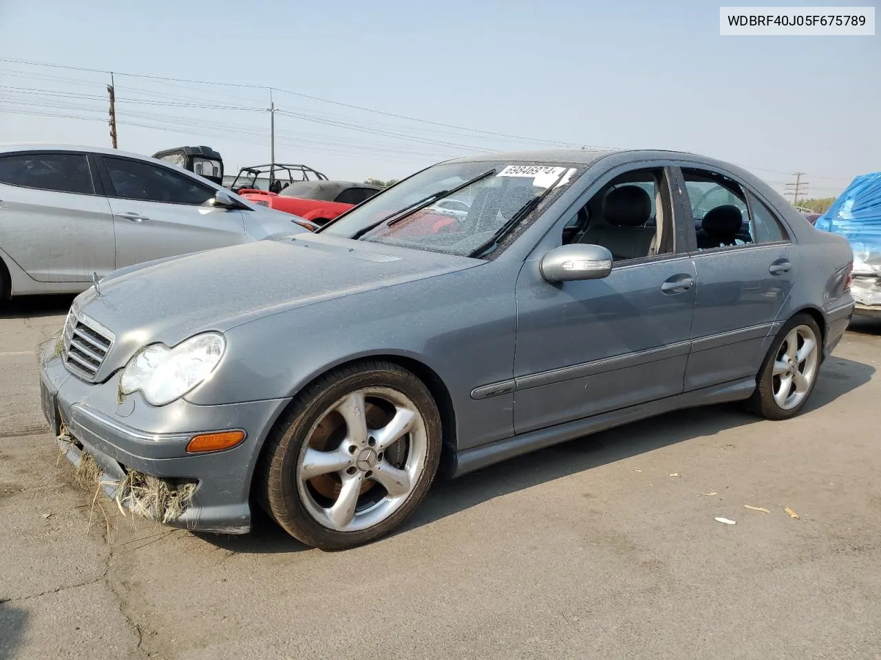 2005 Mercedes-Benz C 230K Sport Sedan VIN: WDBRF40J05F675789 Lot: 69846974