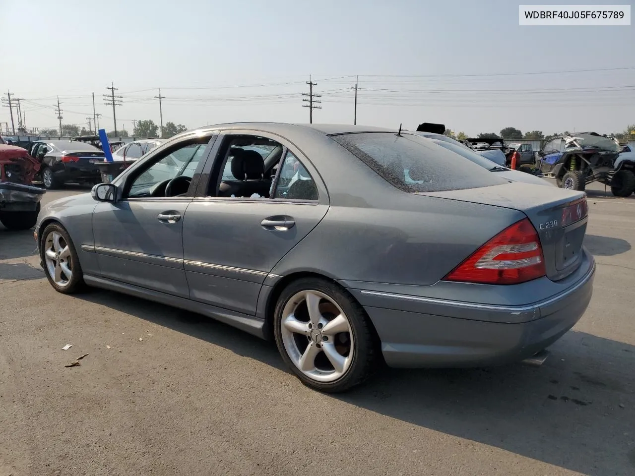 2005 Mercedes-Benz C 230K Sport Sedan VIN: WDBRF40J05F675789 Lot: 69846974