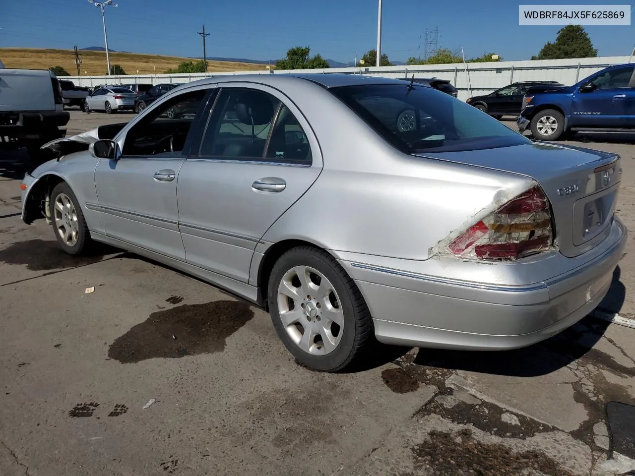 2005 Mercedes-Benz C 320 4Matic VIN: WDBRF84JX5F625869 Lot: 69964924