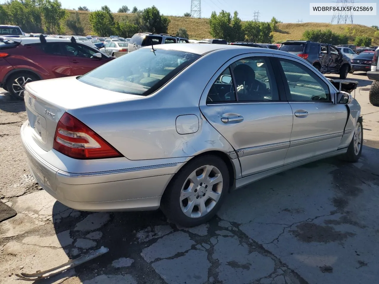 2005 Mercedes-Benz C 320 4Matic VIN: WDBRF84JX5F625869 Lot: 69964924