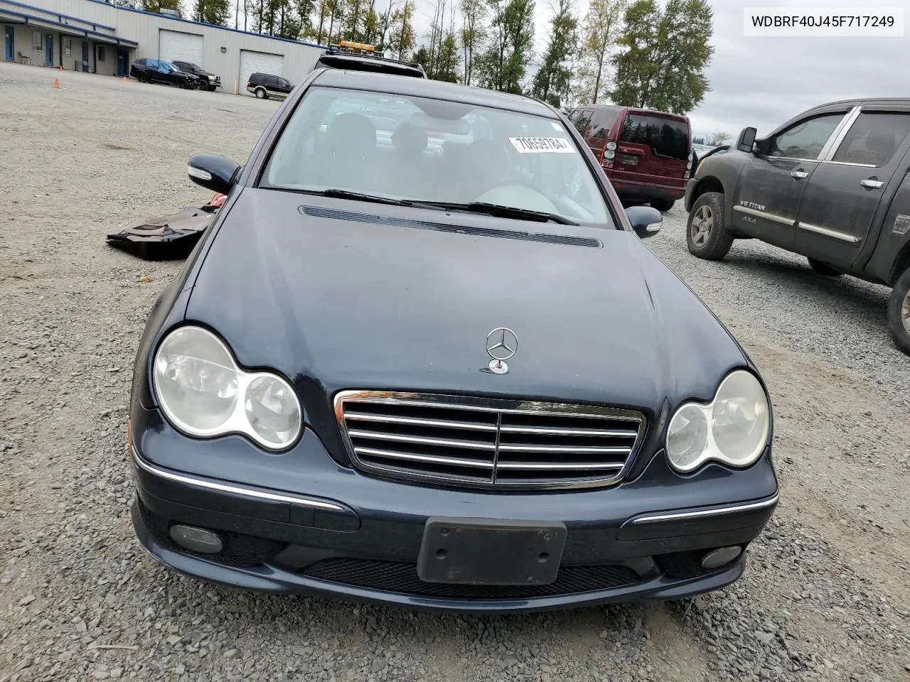 2005 Mercedes-Benz C 230K Sport Sedan VIN: WDBRF40J45F717249 Lot: 70659784